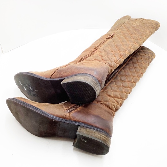 {STEVE MADDEN} Northside Quilted Riding Boots - Picture 14 of 16